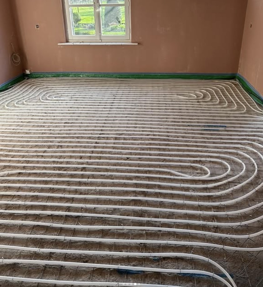 Warmtepomp en vloerverwarming